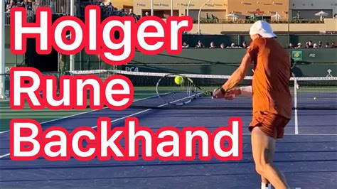 Holger Rune's Double Backhand: A Comparative Analysis with Other Top Players